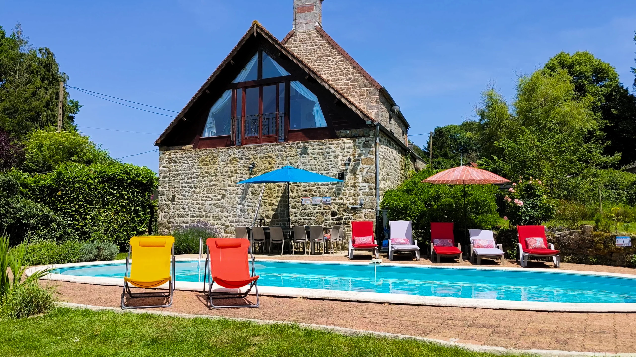 Gite Normandie La Drutière avec jardin et piscine