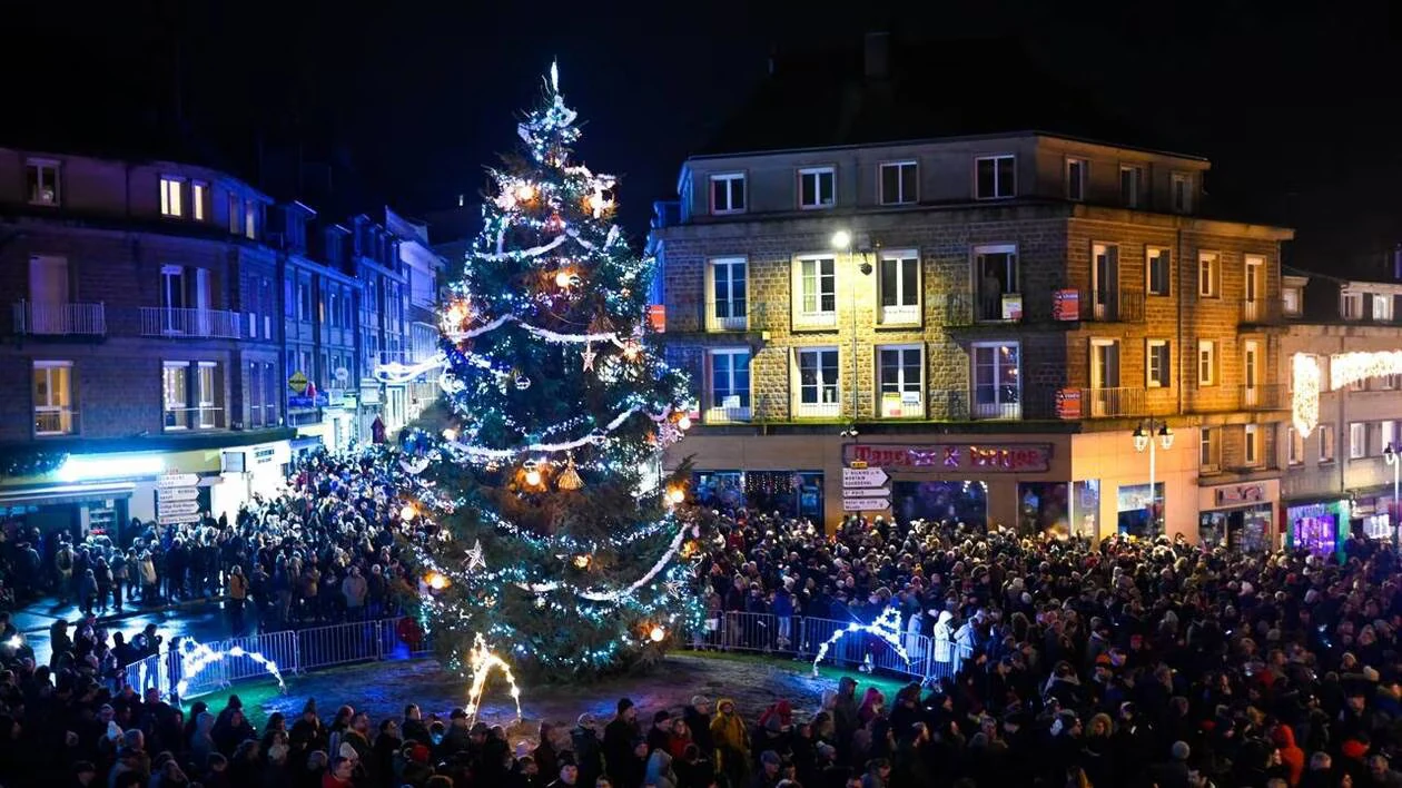 Marché de noel normandie. Photo d'hiver 2025